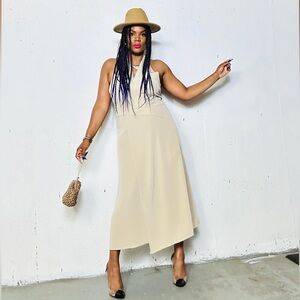 Vince, Open back Midi Dress, Fits S/M